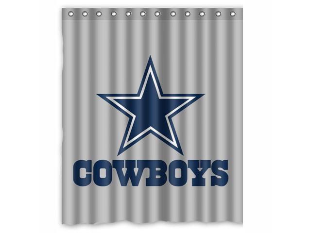 Dallas Cowboys Nfl Design 60x72 Inch, Nfl Dallas Cowboys Shower Curtain