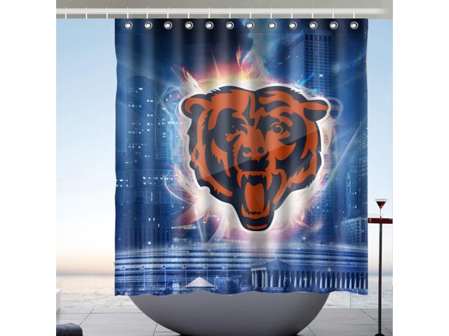 Chicago Bears Nfl Design 66x72 Inch, Chicago Bears Shower Curtain