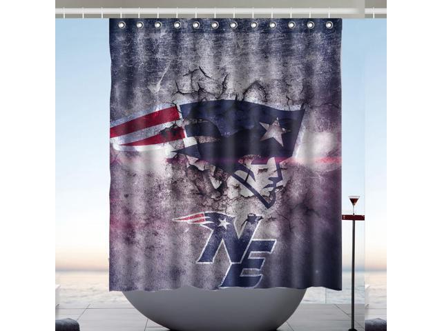 New England Patriots 01 Nfl Design 60x72 Inch Bath Shower Curtains Newegg Com