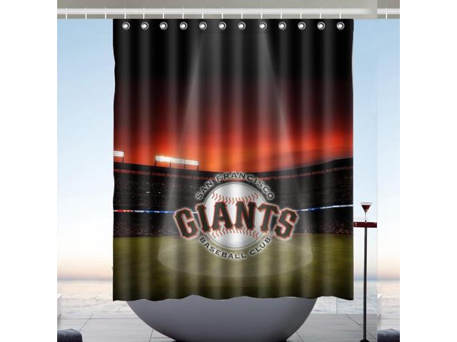 San Francisco Giants 01 Mlb Bath Shower Curtain 60x72 Inch
