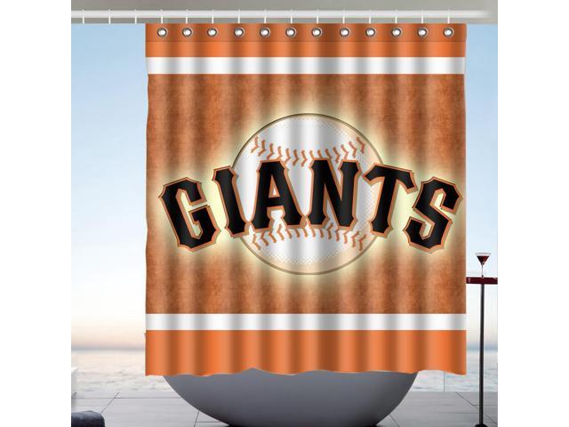 San Francisco Giants 02 Mlb Fans Bath Shower Curtain 66x72 Inch