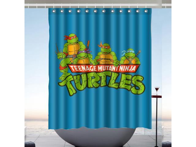 Teenage Mutant Ninja Turtles Tmnt Design Polyester Fabric Bath