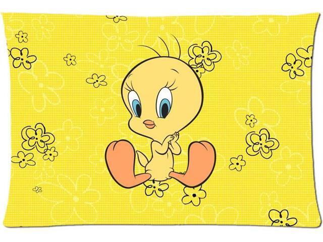 Tweety Bird 02 Style Pillow Case 20x30 Inch Zippered Pillowcase