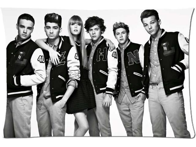Love One Direction Style Pillow Case 20x30 Inch Zippered