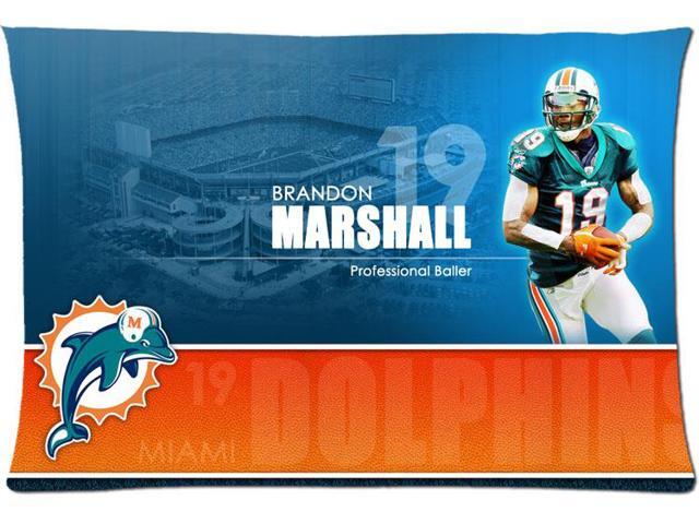 Brandon Marshall Miami Dolphins Nflstyle Pillow Case 20x30 Inch