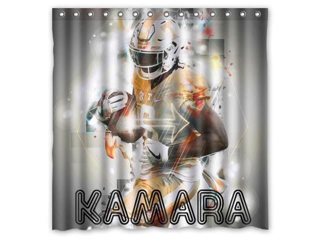 Alvin Kamara New Orleans Saints Design Polyester Fabric Bath