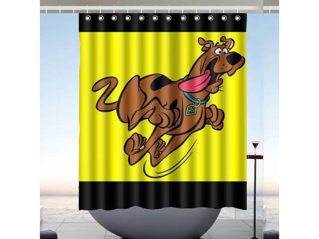 Scooby Doo Adventure Cartoon Design Polyester Fabric Bath