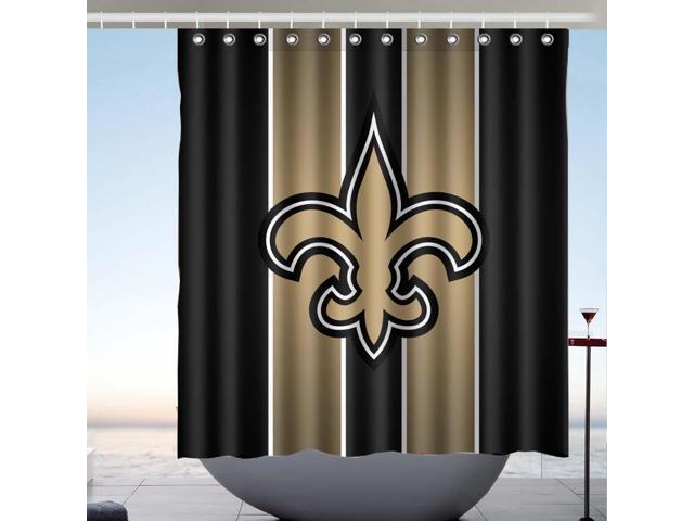 New Orleans Saints Nfl 01 Fans Bath Shower Curtain 66x72 Inch