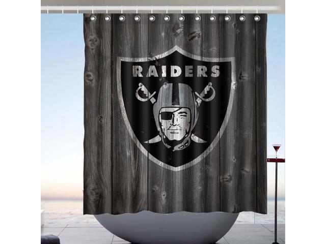 Oakland Raiders Nfl 01 Fans Bath Shower Curtain 66x72 Inch