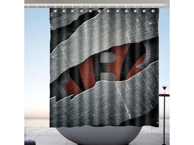 Cincinnati Bengals Nfl 04 Fans Bath Shower Curtain 66x72 Inch