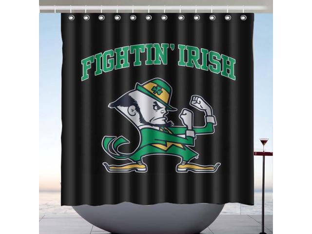 Notre Dame Fighting Irish 02 Design Polyester Fabric Bath Shower Curtain 180x180 Cm Newegg Com
