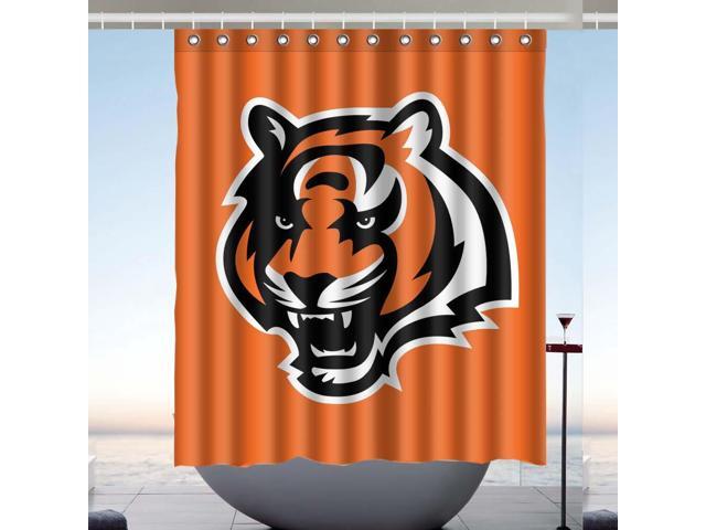 Cincinnati Bengals Nfl 02 Design Polyester Fabric Bath Shower