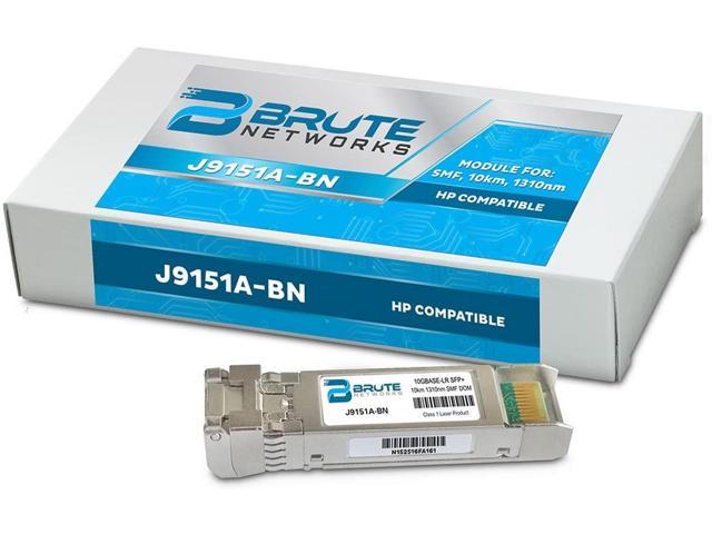 Brute Networks J9151A-BN 10GBASE-LR 10km SMF 1310nm SFP Transceiver Compatible with OEM PN# J9151A 