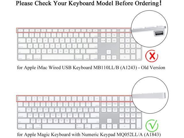 apple numeric keypad layout