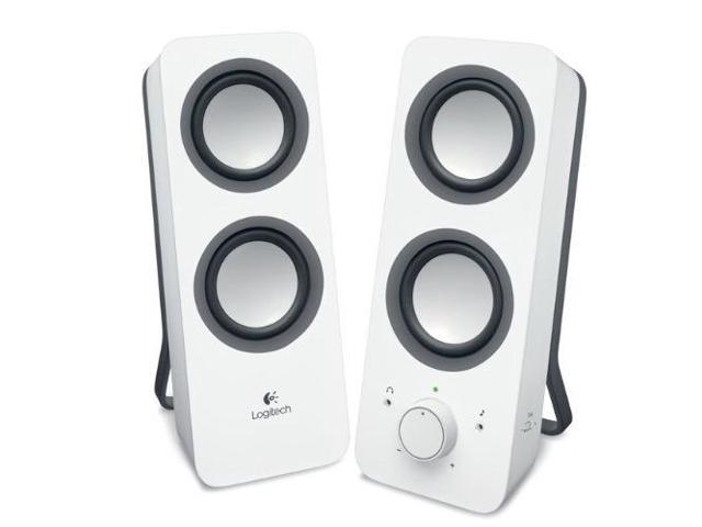 Logitech Z200 Multimedia Speakers White Speakers - Newegg.com