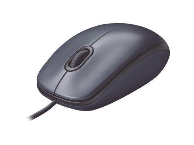 Logitech M100 USB Optical Wired Mouse 910-001601 (Black)