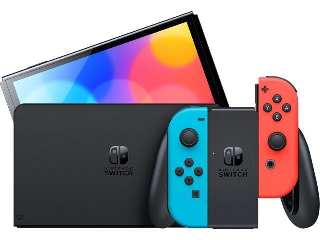 2022 New Nintendo Switch OLED Model Neon Red Blue with Super Bomberman R  and Mytrix Full Body Skin Sticker for NS OLED Console, Dock and Joycons -  Sushi Set