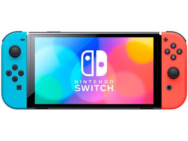 2022 New Nintendo Switch OLED Model Neon Red Blue with Super Bomberman R  and Mytrix Full Body Skin Sticker for NS OLED Console, Dock and Joycons -  Sushi Set