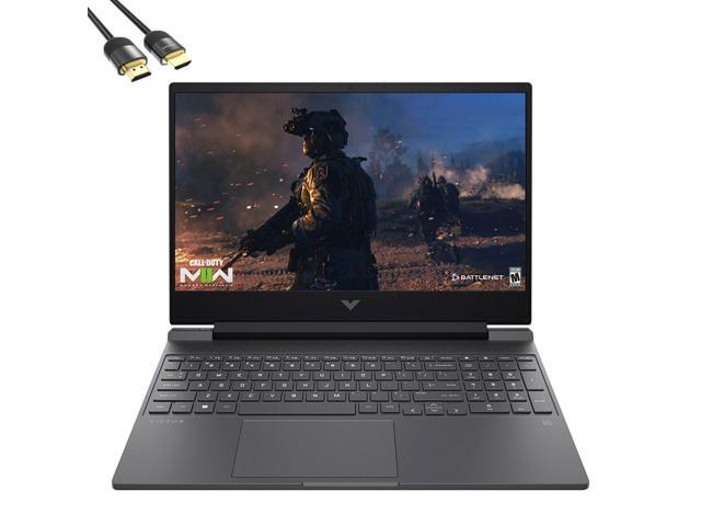 2022 HP Victus Gaming Laptop, 15.6" FHD 144Hz Display, 12th Gen Core i5-12450H, GeForce GTX 1650, 16GB RAM, 1TB SSD, USB-C, HDMI, RJ45, SD Card Reader, WiFi 6, Backlit, Mytrix HDMI 2.1 Cable, Win 11