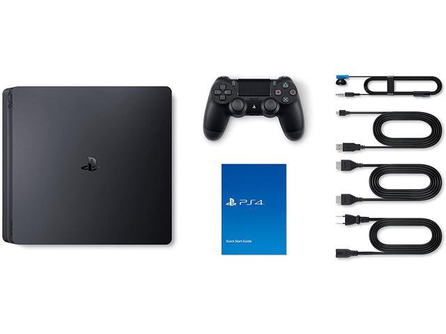 Sony PlayStation 4 Slim Storage Upgrade 2TB HDD PS4 Gaming Console, Jet Black, with Mytrix Chat Headset - Enhanced PS4 with Large Capacity Internal Hard Drive