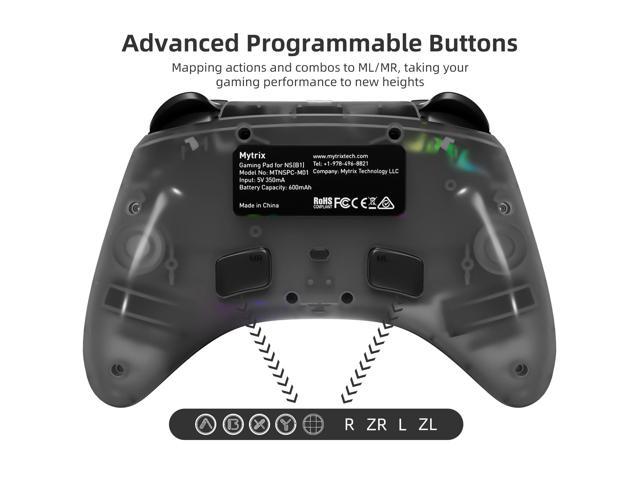 Mytrix Kirin Wireless Pro RGB Controller for Switch, PC, Android & iOS
