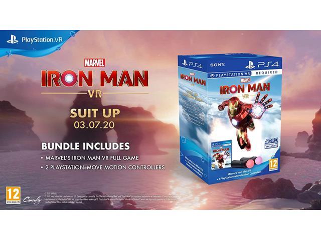 marvel's iron man vr game & ps move controller bundle