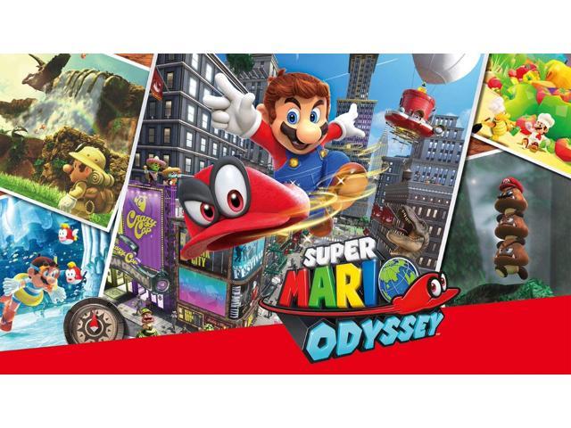 Nintendo Switch Pro Controller with Super Mario Odyssey Full Game Download  Code