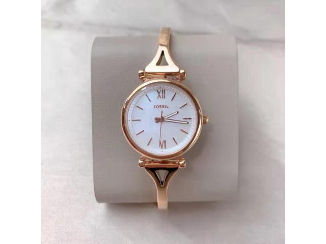 Fossil ES4500 Ladies' Carlie Mini Three Hand Rose Gold Stainless Steel  Watch - Newegg.com