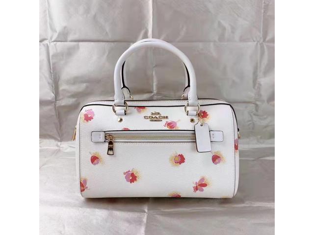 coach rowan satchel floral