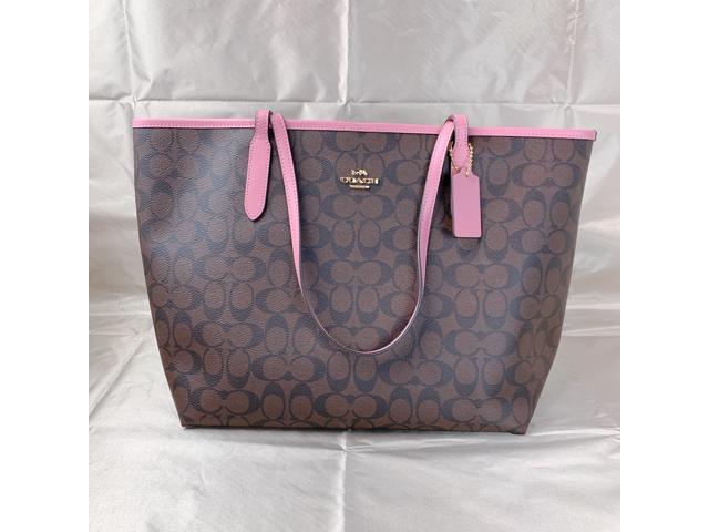 coach city tote pink