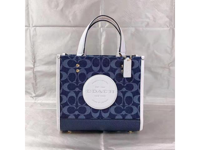 Coach Dempsey Tote 22 In Signature Jacquard With Stripe And Coach Patch - lotaip.lagoagrio.gob.ec