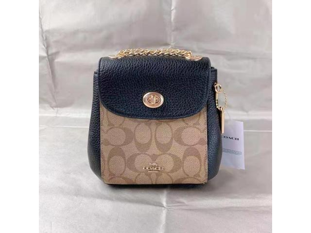coach zip around wallet black