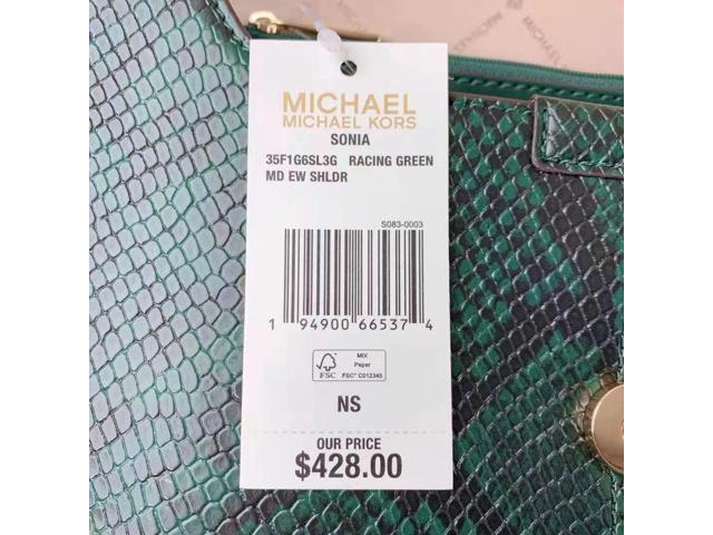 Michael Kors Sonia Medium Snake Embossed Shoulder Bag