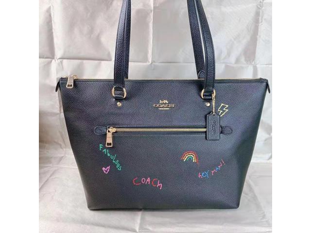 coach gallery tote midnight