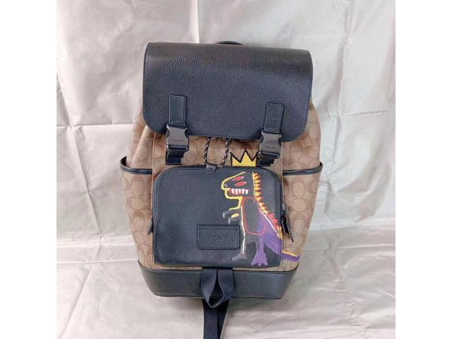 coach x jean michel basquiat track backpack