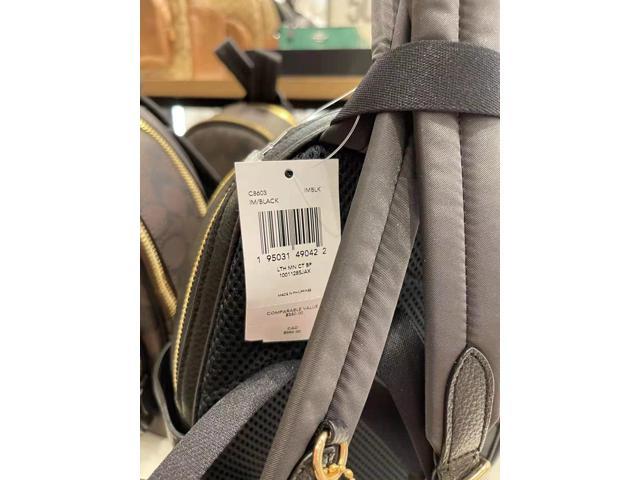 Coach Mini Court Backpack Black C8603 – LussoCitta