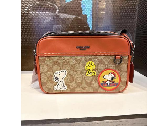 COACH®  Coach X Peanuts Graham Structured Tote In Signature Canvas With  Patches
