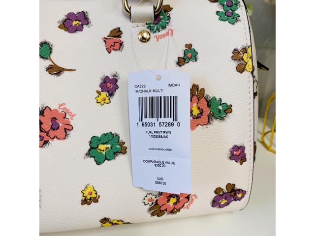 Coach Nolita 19 with Spaced Floral Field Print