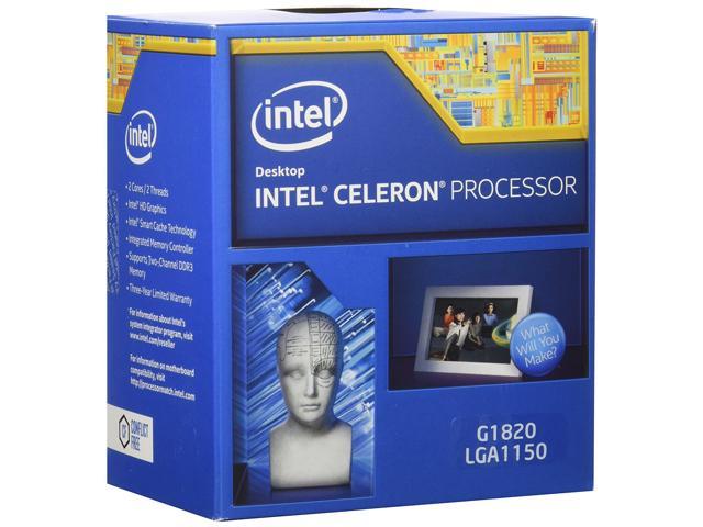 opvoeder Assortiment Ongeldig Refurbished: Intel Celeron G1820 Processor 2.7GHz 5.0GT/s 2MB LGA 1150 CPU  BX80646G1820 - Newegg.com