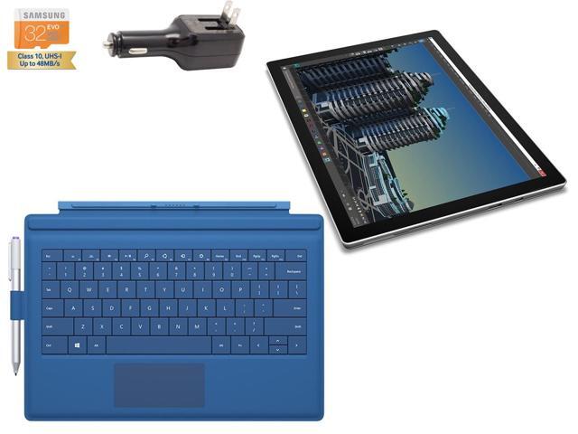 Microsoft Surface Pro 4 Core I7 6600u 16gb 256gb 12 3 Touch Screen W 2736x14 3k 3 2 Qhd Windows 10 Pro Blue Cover W Pen Holder Bundle 2 In 1 Laptops Newegg Com