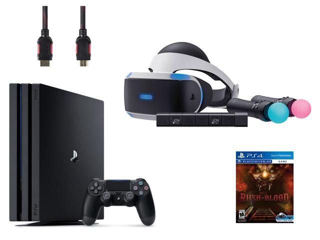 PlayStation Starter Bundle (5 Items): PlayStation 4 Pro Console 1TB, VR Headset, PlayStation Camera, 2 Move Motion PSVR Until Dawn: Rush of Blood Game Disc PS4 Systems - Newegg.com