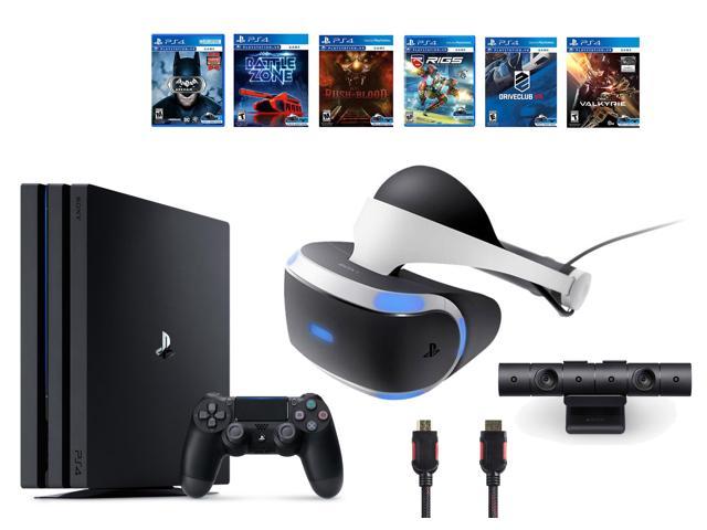 PlayStation VR Bundle (9 Items): PS4 Pro 1TB, VR Headset, Playstation  Camera, 6 VR Game Discs (Until Dawn, EVE: Valkyrie, Battlezone, Batman:  Arkham VR, Driveclub, RIGS: Mechanized Combat League) - Newegg.com
