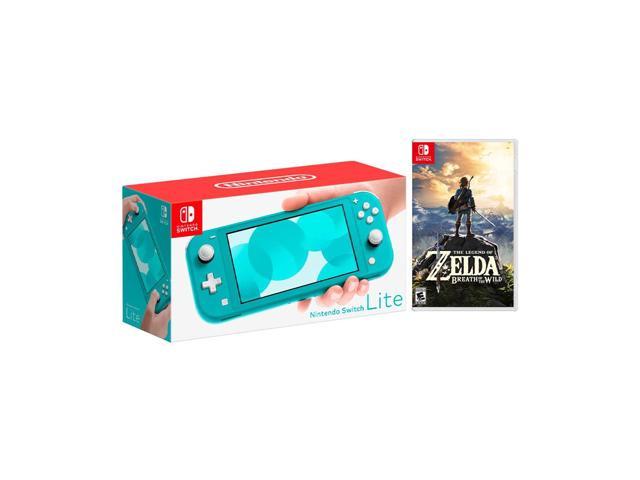 nintendo switch lite with breath of the wild