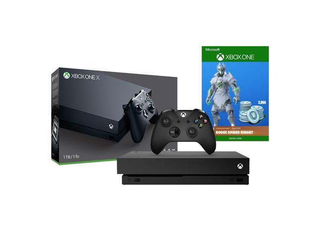 Microsoft Xbox One X 1tb Black 4k Ultra Hd Console Fortnite