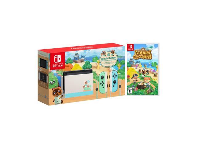 animal crossing new horizons and switch bundle