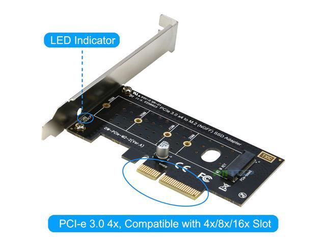 M Key M.2 PCIe NGFF SSD to PCI-e Express 3.0 x4 Adapter Card