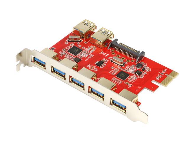 Pcie PCI-E To 4 Port USB 3.0 t Expansion Card Board Win 7 Win10 Super-Speed New 