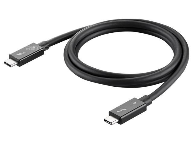 Thunderbolt 4 Cable (40Gbps/6.6ft), Supports 8K Display / 100W PD ...