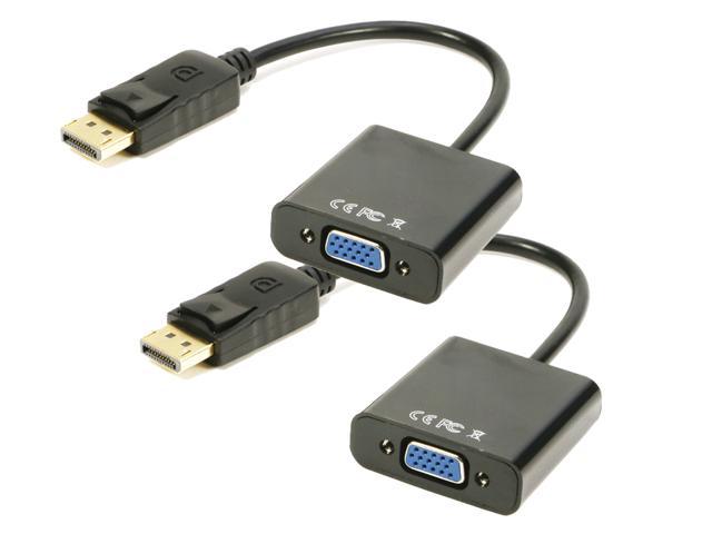 RIITOP DisplayPort to VGA Adapter Cable Display Port Male to VGA Female ...