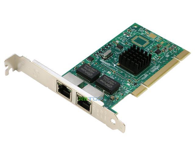 2 Ports 1000M Gigabit Ethernet PCI Network LAN Card Adapter 1Gb